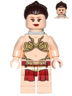 LEGO Minifigure -- Princess Leia - Slave Outfit (75020)-Star Wars / Star Wars Episode 4/5/6 -- SW0485 -- Creative Brick Builders